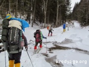 Зимний лыжный поход по Карпатам 2015 год