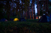 Наш палаточный лагерь