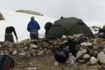 Тест палатки Terra Incognita Toprock 4 во время горного туристического похода на Кавказ в Грузии в 2011 году