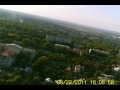 Полёт с камерой над ул. Кирова в городе Сумы