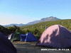 Палаточный городок в Крыму в районе Алушты