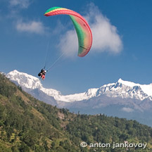 Полёты на параплане в Гималаях