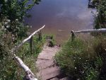 Лестница к озеру