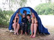 Отдых с детьми в палатках