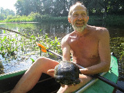 В реке Удай водятся водяные черепахи