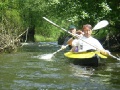 Фото водного похода выходного дня Сумских туристов на байдарках по реке Ворскла в районе Ивановка - Климентово с 8 по 9 мая 2010 года