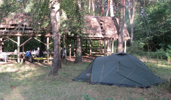 Стоянка с палатками возле Патриотовки